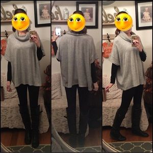 Super snuggly Knit poncho by Banana Republic!